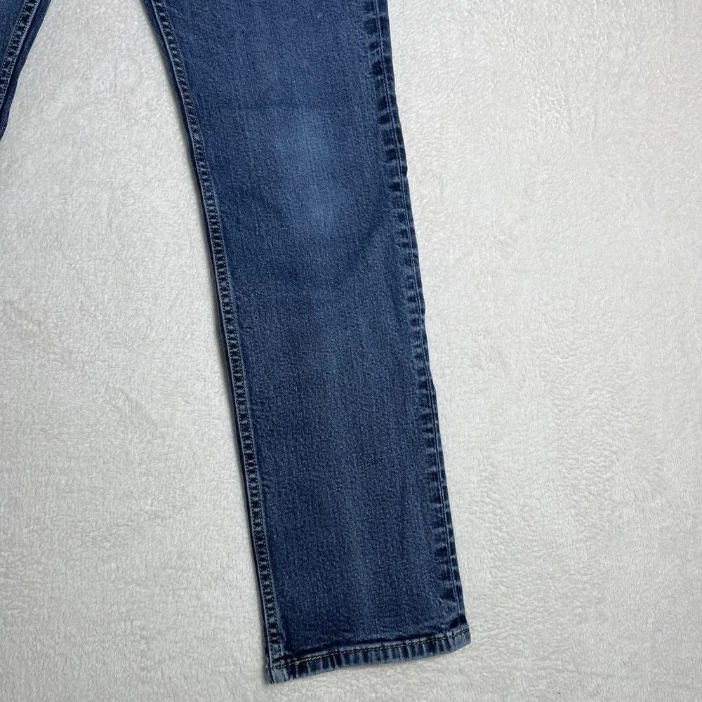 Levi's 514 Straight Leg Regular Fit Med Wash Denim Jeans Men's Size 32x32(31x31)